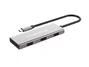 Conceptronic HUBBIES17G Hub USB 3.2 Gen 2 de 7 puertos, 10Gbps, Gris