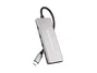 Conceptronic HUBBIES17G Hub USB 3.2 Gen 2 de 7 puertos, 10Gbps, Gris