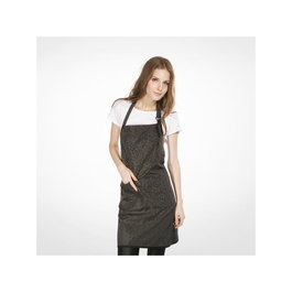 Bifull Delantal Gris Decorado Motivo Barniz AF04G Polyester 74x74cm