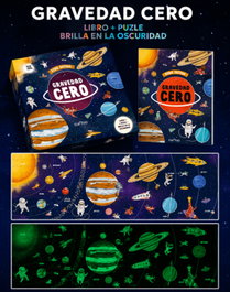 CUMIO Gravedad Cero - Caja con libro + puzle
