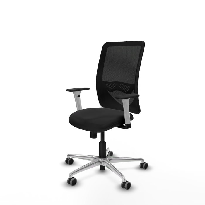 PIQUERAS Y CRESPO Silla de oficina Zulema Negro con Mecanismo Sincro PIQUERAS Y CRESPO Silla de oficina Zulema Negro con Mecanismo Sincro