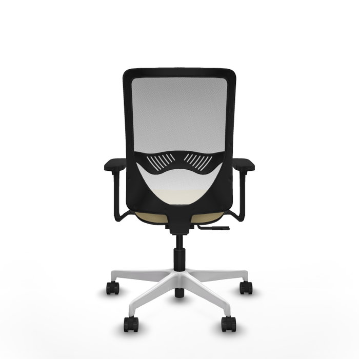 PIQUERAS Y CRESPO Silla de oficina Zulema con Mecanismo Sincro, Crema y Blanco PIQUERAS Y CRESPO Silla de oficina Zulema con Mecanismo Sincro, Crema y Blanco