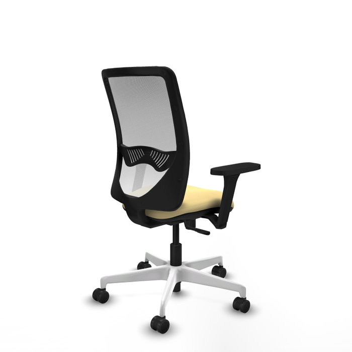 PIQUERAS Y CRESPO Silla de oficina Zulema con Mecanismo Sincro, Crema y Blanco PIQUERAS Y CRESPO Silla de oficina Zulema con Mecanismo Sincro, Crema y Blanco