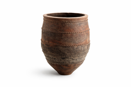 DKD Home Decor Maceta GRC Envejecido Marrón 60x60x70 cm