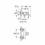 Grohe Mezclador monomando de ducha Start - Chrome