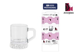 La Mediterranea Set 4 Chupitos C/Asa 25 Cc "Royal Gold" (24 Cajas)