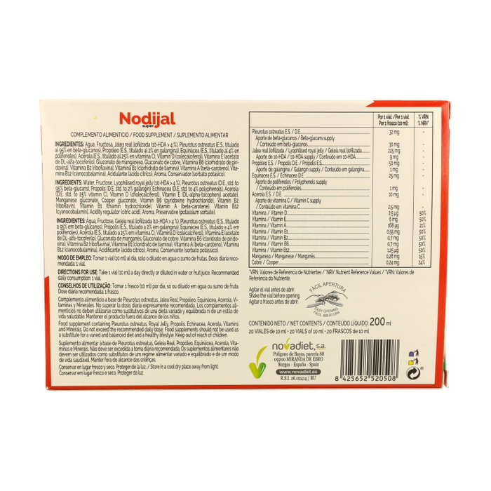 Nova Diet Nodijal Super 20 viales Nova Diet Nodijal Super 20 viales