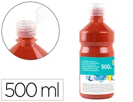 Liderpapel Tempera Liquida Escolar 500 ml Marron Superlavable