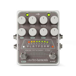 EHX Pedal de efectos Compresor Stereo con fuente de alimentación 9,6DC-200 PSU
