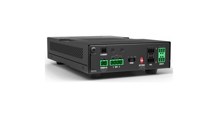 LD Systems Mini Amplificador de Instalación Serie TICA LDAMP205 2 Canales 2x50W 4 Ohm Negro Garantía 5 Años