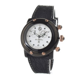 Glam Rock GR62115-B Negro con Diamantes Genuinos
