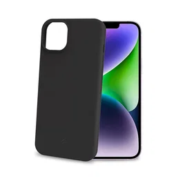 Celly CROMO1055BK Funda para iPhone 15 Plus (6.7") TPU Negro - Resistente a Golpes y Rayones