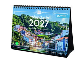 Finocam Calendario de Sobremesa 2027 Pueblos con Encanto 210x150 mm