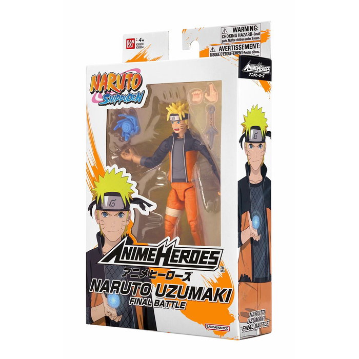 Bandai Figura Anime Heroes - Naruto Shippuden - Naruto Uzumaki (Final Battle) - 17 cm