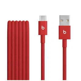 Apple beats cable usb usb 2.0 1,5 m usb a usb c rojo