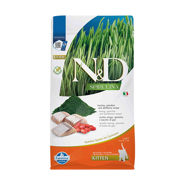 Farmina N&D Spirulina Kitten Arenque 1,5kg