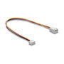 DeLOCK Cable Extensión JST 3 Pines, Conector Macho a Hembra, 30 cm, PVC, Negro/Rojo/Blanco/Amarillo