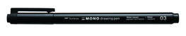 Tombow MONO Drawing Pen Rotuladores de punta fina 0,35 mm Negro (Set de 4)