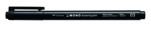 Tombow MONO Drawing Pen Rotuladores de punta fina 0,35 mm Negro (Set de 4) Tombow MONO Drawing Pen Rotuladores de punta fina 0,35 mm Negro (Set de 4)