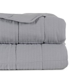 Ixia Colcha Gris de Poliéster para Dormitorio 230 x 280 cm