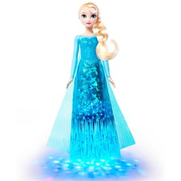 MATTEL Muñeca Elsa Disney Frozen que Canta con Luz