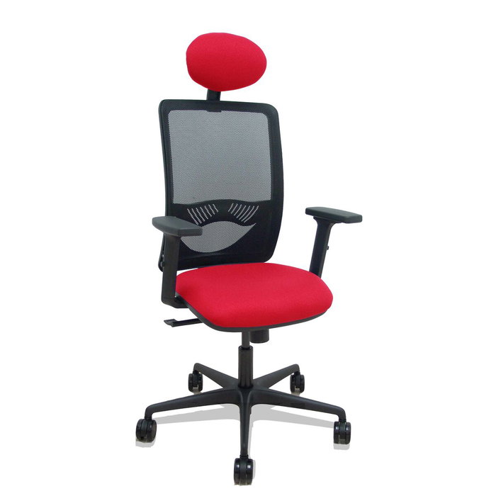 Piqueras Y Crespo Silla Zulema con Mecanismo Sincro, Brazos 2D y Asiento Rojo