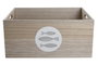 DKD Home Decor Caja MDF Peces Natural