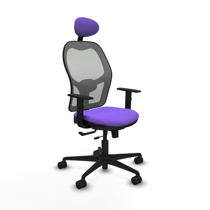 PIQUERAS Y CRESPO Silla de oficina Jorquera Lila y Gris PIQUERAS Y CRESPO Silla de oficina Jorquera Lila y Gris