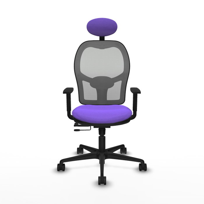 PIQUERAS Y CRESPO Silla de oficina Jorquera Lila y Gris PIQUERAS Y CRESPO Silla de oficina Jorquera Lila y Gris
