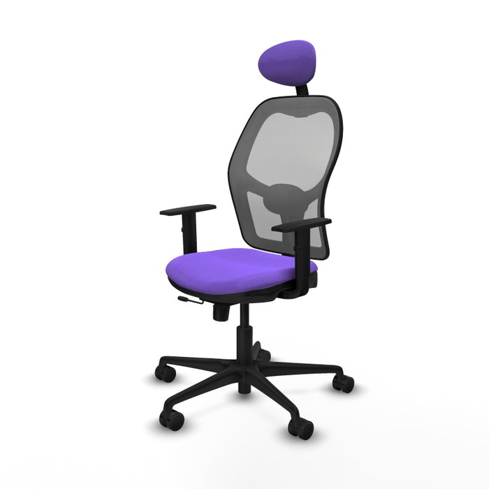 PIQUERAS Y CRESPO Silla de oficina Jorquera Lila y Gris PIQUERAS Y CRESPO Silla de oficina Jorquera Lila y Gris