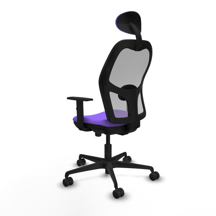 PIQUERAS Y CRESPO Silla de oficina Jorquera Lila y Gris PIQUERAS Y CRESPO Silla de oficina Jorquera Lila y Gris