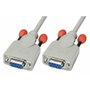 Lindy Cable Null Modem de 3 m con conectores DB-9 hembra