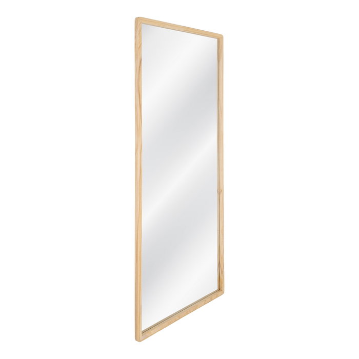 Espejo Marrón Claro Madera Paulonia 80 X 3 X 180 cm