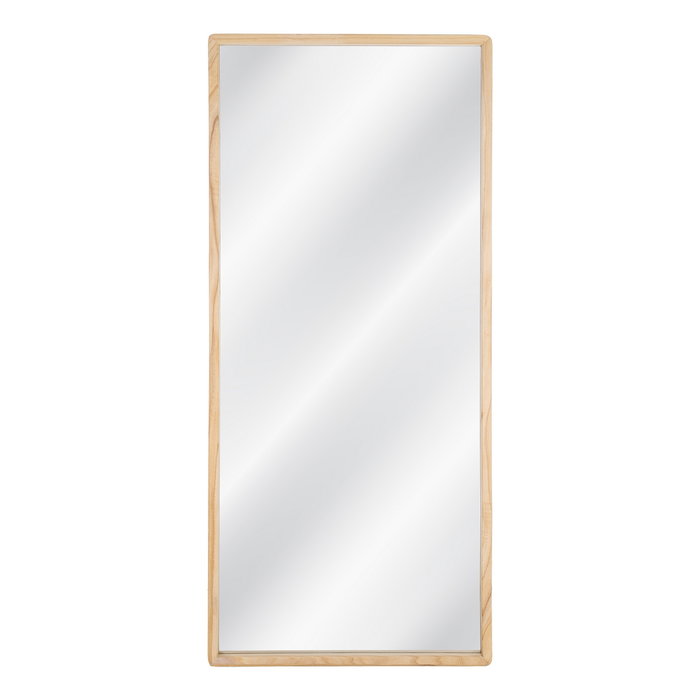 Espejo Marrón Claro Madera Paulonia 80 X 3 X 180 cm