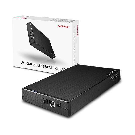 Axagon EE35-XA3 Carcasa Externa para HDD 3,5 Pulgadas SATA II USB 3.2 Gen1 Negro