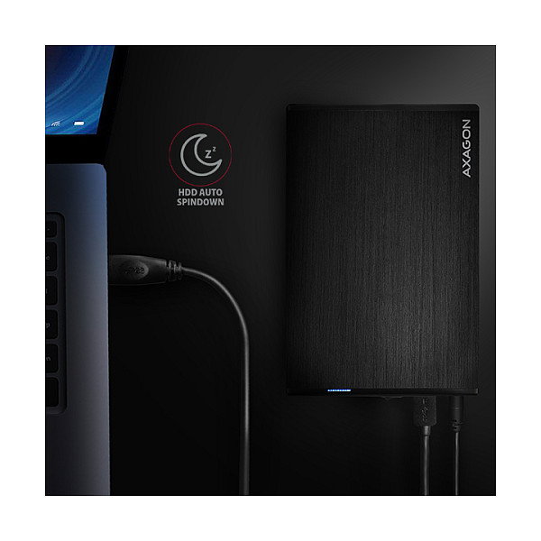 Axagon EE35-XA3 Carcasa Externa para HDD 3,5 Pulgadas SATA II USB 3.2 Gen1 Negro