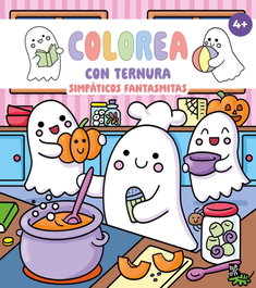 BALLON Colorea con ternura - Simpáticos fantasmitas