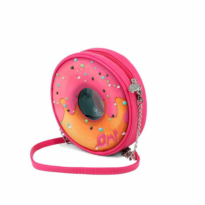 Oh My Pop Bolso Bandolera Redondo Pinknut Rosa