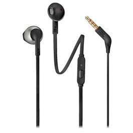 JBL Tune 205 Auriculares Intraaurales Alámbricos con Micrófono para Llamadas y Música - Negro