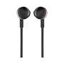 JBL Tune 205 Auriculares Intraaurales Alámbricos con Micrófono para Llamadas y Música - Negro