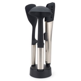 Joseph Joseph Elevate Fusion Juego de 3 Utensilios con Soporte Compacto