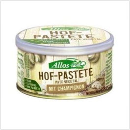 ALLOS Páte Vegetal con Champiñones 125Gr Bio Vegan