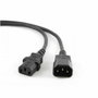 GEMBIRD PC-189-VDE Cable de Extensión C13 Macho a C13 Hembra, 1,8 m, Negro