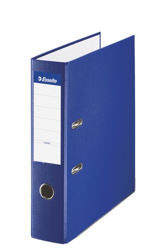 Esselte Archivador de palanca forrado en PVC Azul lomo 50 mm Folio Esselte Archivador de palanca forrado en PVC Azul lomo 50 mm Folio