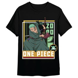 Toei Animation Camiseta Roronoa Zoro One Piece adulto Talla XL - 100% Algodón 165gr