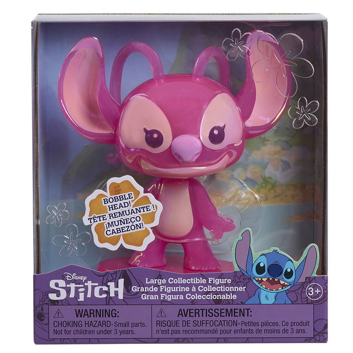 Just Play Figura Coleccionable 46316 Ángel Disney Stitch Juguete para Niños +3 Años Plástico Rosa
