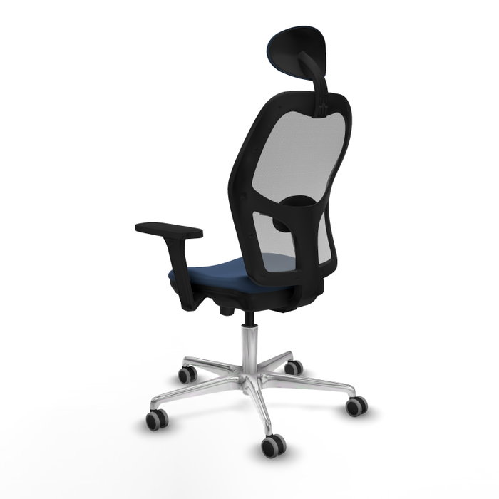 PIQUERAS Y CRESPO Silla de oficina Jorquera Azul marino y Gris PIQUERAS Y CRESPO Silla de oficina Jorquera Azul marino y Gris