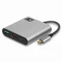 ACT Connectivity Adaptador USB-C a HDMI 4K, USB-A y Power Delivery AC7022 Gris