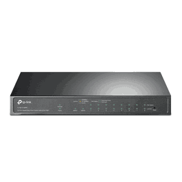 TP-LINK Switch PoE Gigabit TL-SG1210MPE, 8 Puertos 10/100/1000 Mbps, 2 Puertos SFP, 95W, Negro