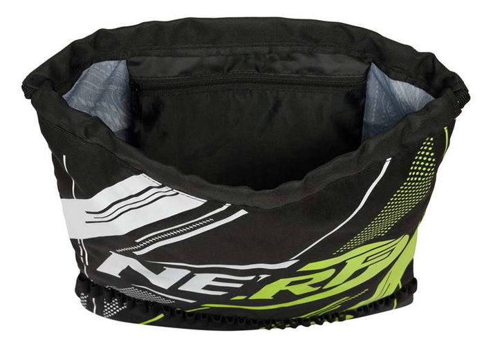 Bolsa Mochila con Cuerdas Nerf Get ready Negro 35 x 40 x 1 cm